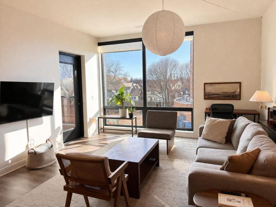 East Side Luxury 1BR Apt - Near Brady St with Balcony and Lounge - Sleeps 4 Apartment in Milwaukee