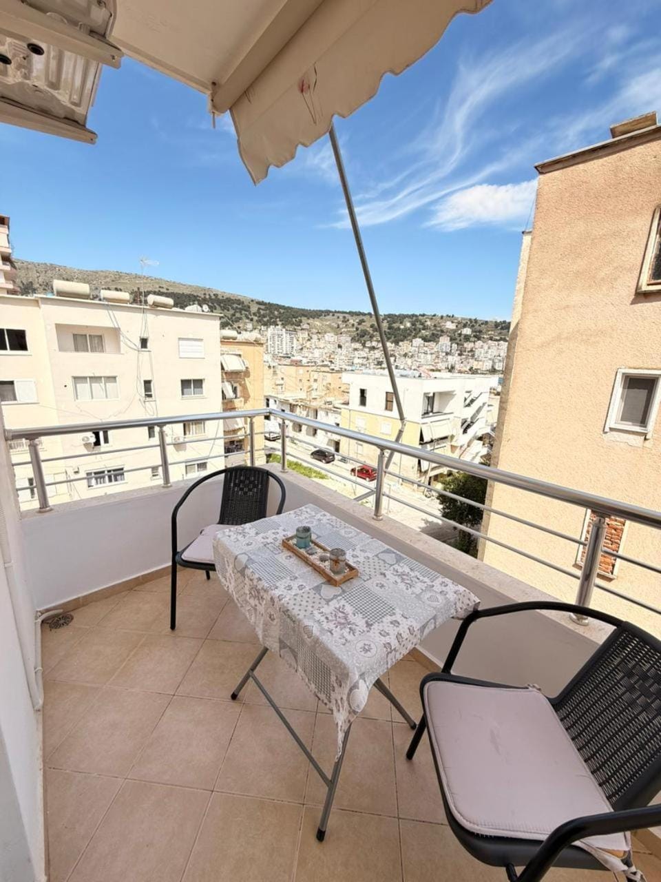 Property building, Day, Natural landscape, View (from property/room), Balcony/Terrace, Seating area, Dining area