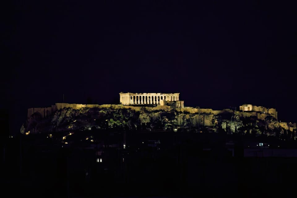 Nearby landmark, Night, Landmark view
