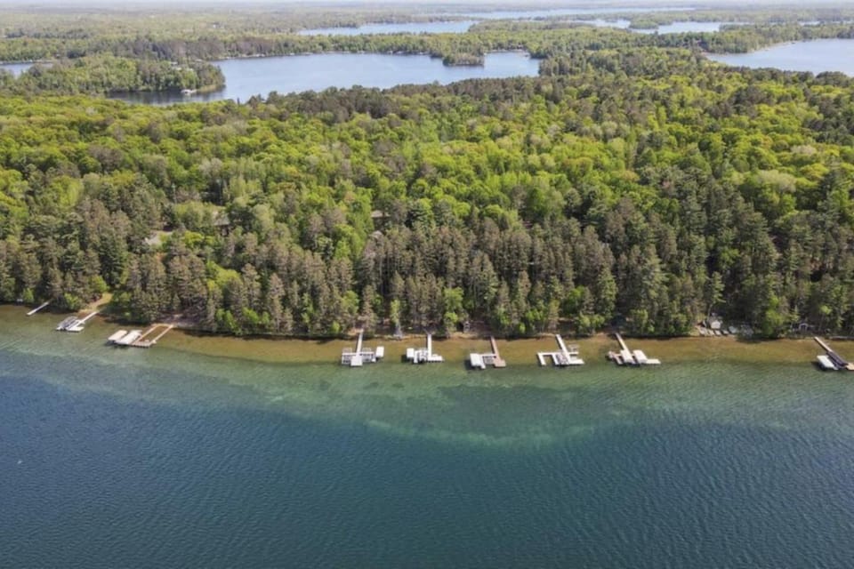 Whitefish Chain Retreat on Big Trout Lake Pontoon Villa in Crosslake