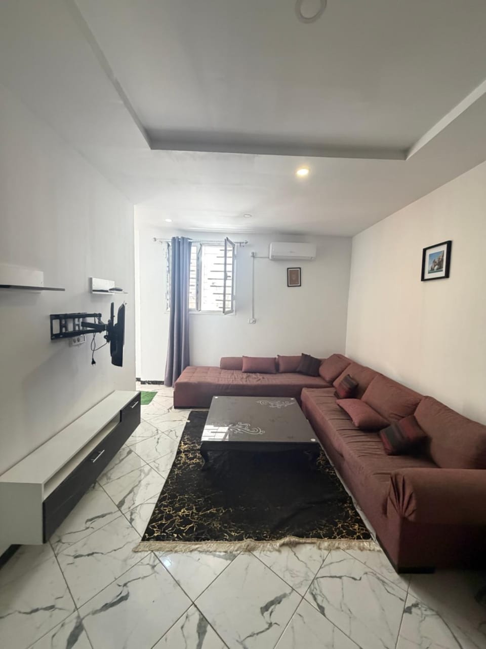 Studio meublé S1 Salon Cuisine, SDB et 1 chambre lit double avec climatiseur Apartment in Tunisia