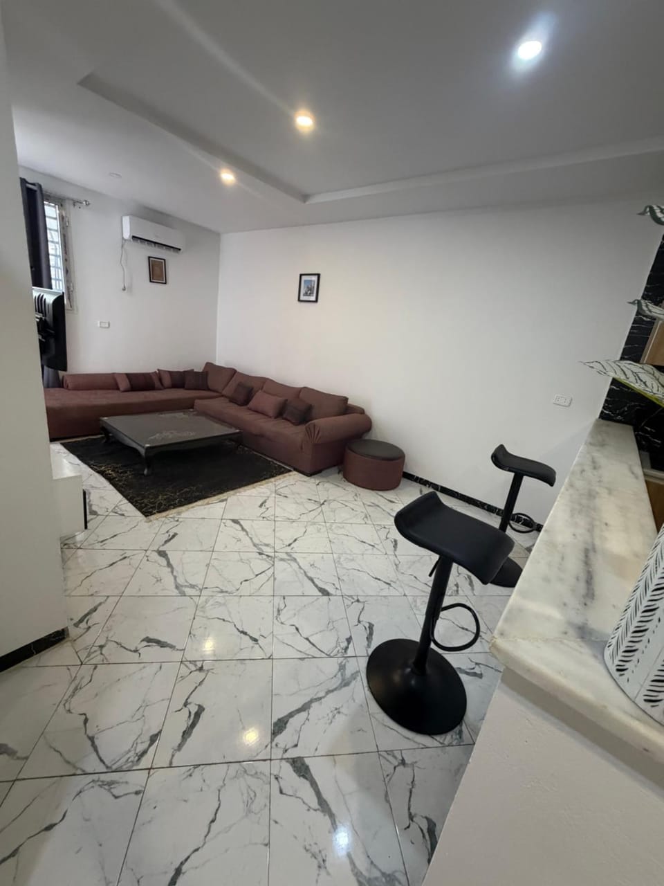 Studio meublé S1 Salon Cuisine, SDB et 1 chambre lit double avec climatiseur Apartment in Tunisia