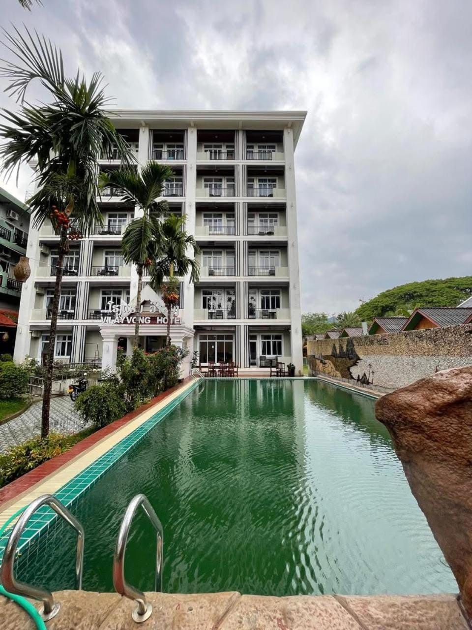 Property building, Day, Natural landscape, Pool view, Swimming pool