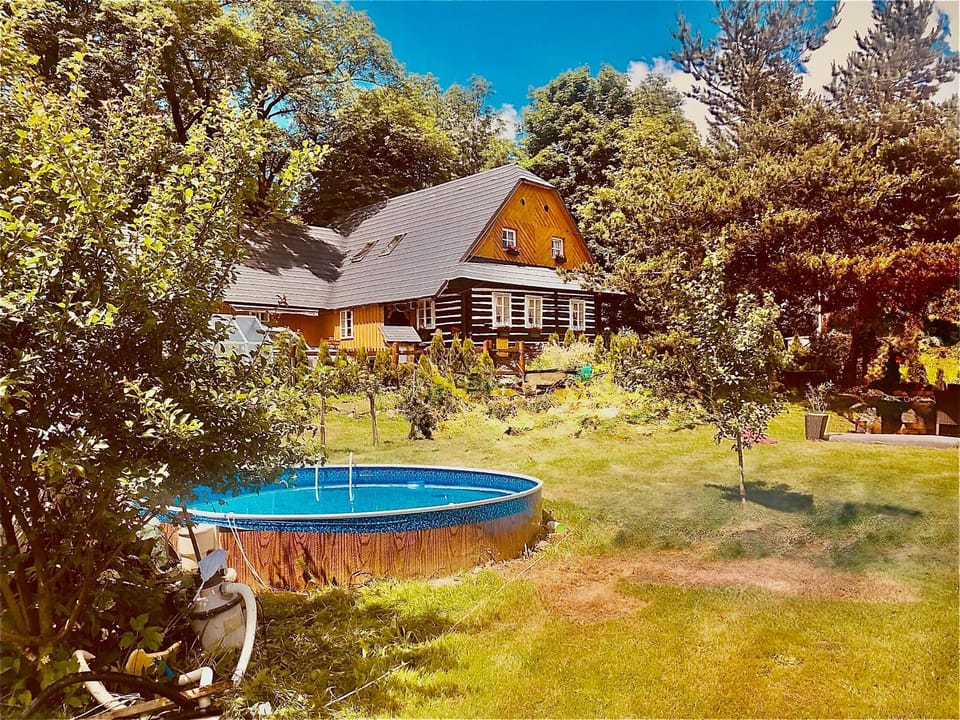 Property building, Natural landscape, Garden, Garden view, Pool view, Swimming pool
