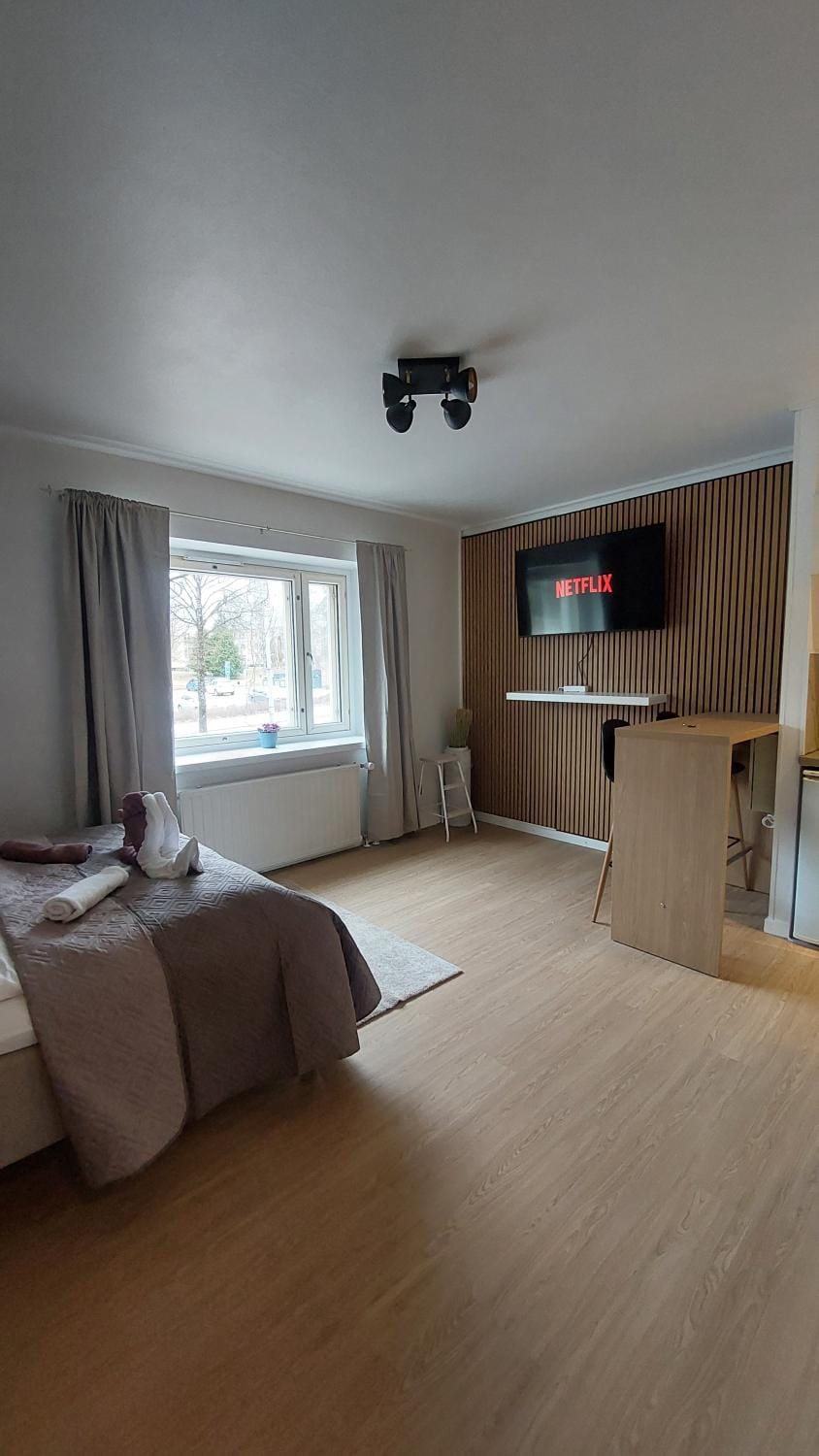 Modern studio apartment near the harbor and city center Apartment in Finland