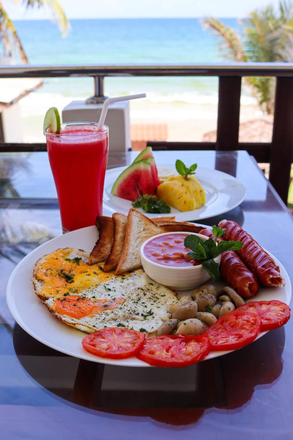 Sea view, Breakfast, Continental breakfast, Drinks