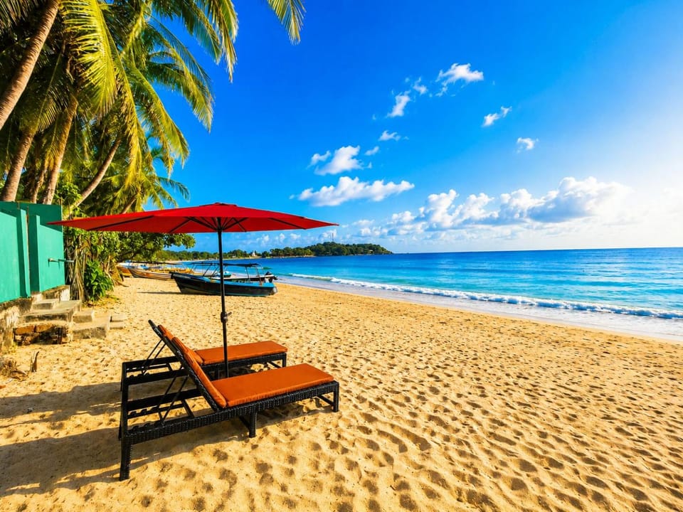 Nearby landmark, Day, Beach, Sea view, sunbed