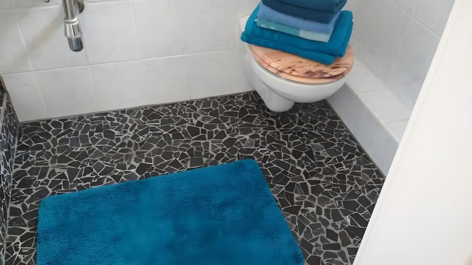 Bathroom, Living room