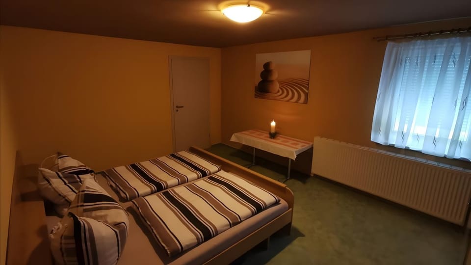 Property building, Living room, Bedroom
