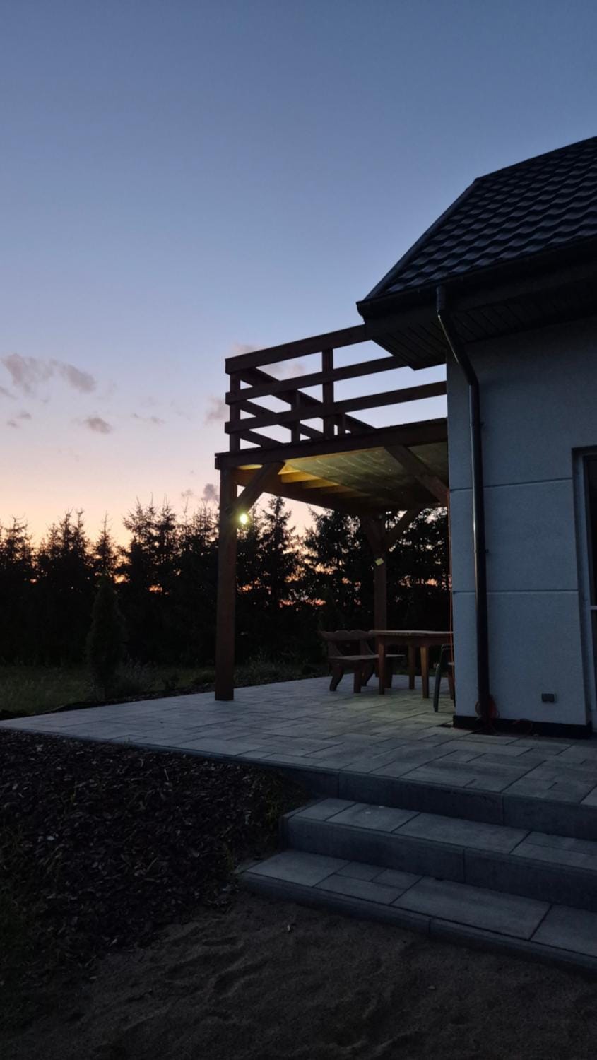 Property building, Sunset