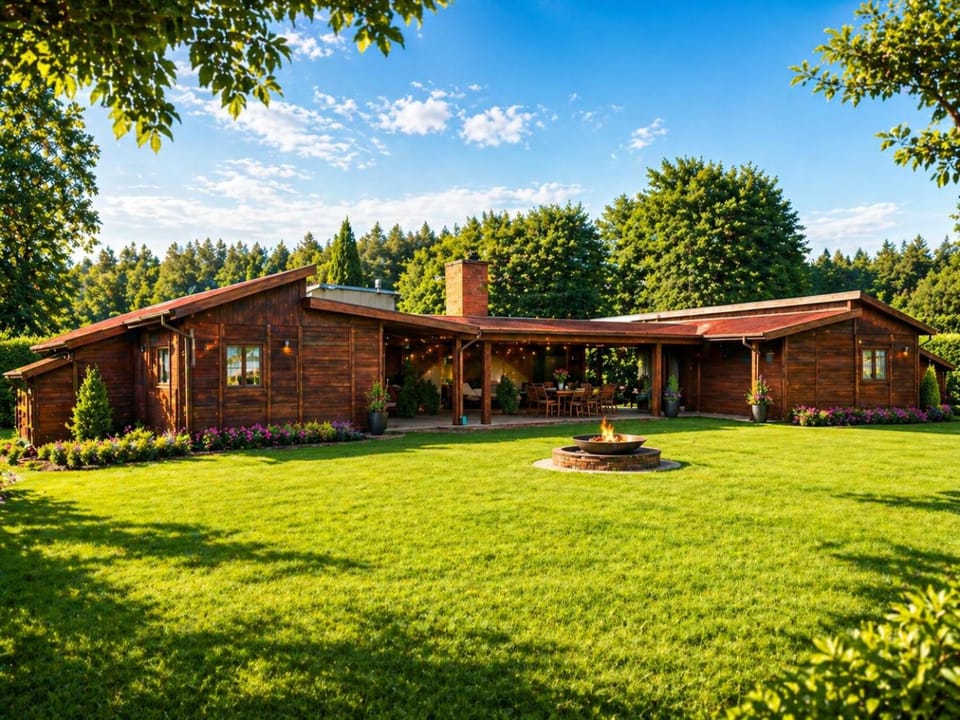 Property building, Garden