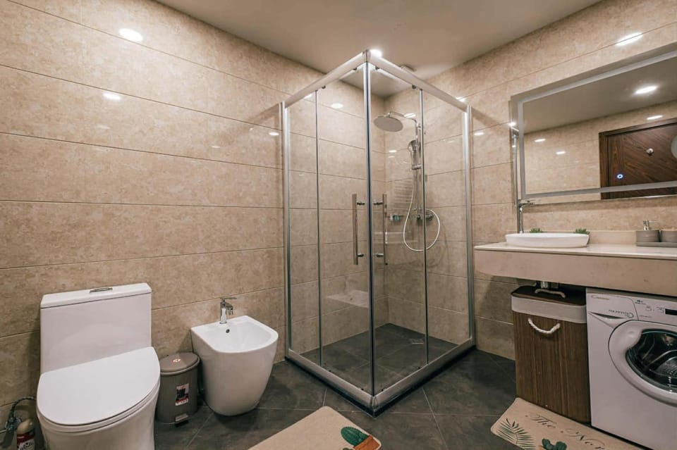 Shower, Bathroom, washing machine