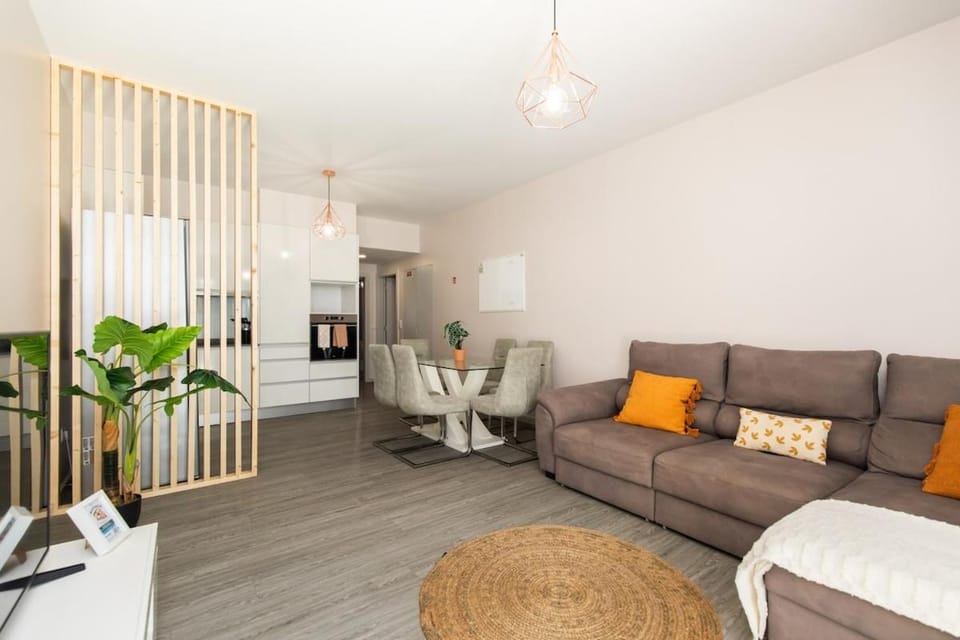 Living room, kitchen