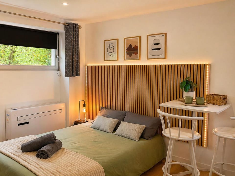 Studio cosy au calme - Parking gratuit - Fauriel Apartment in Saint-Étienne
