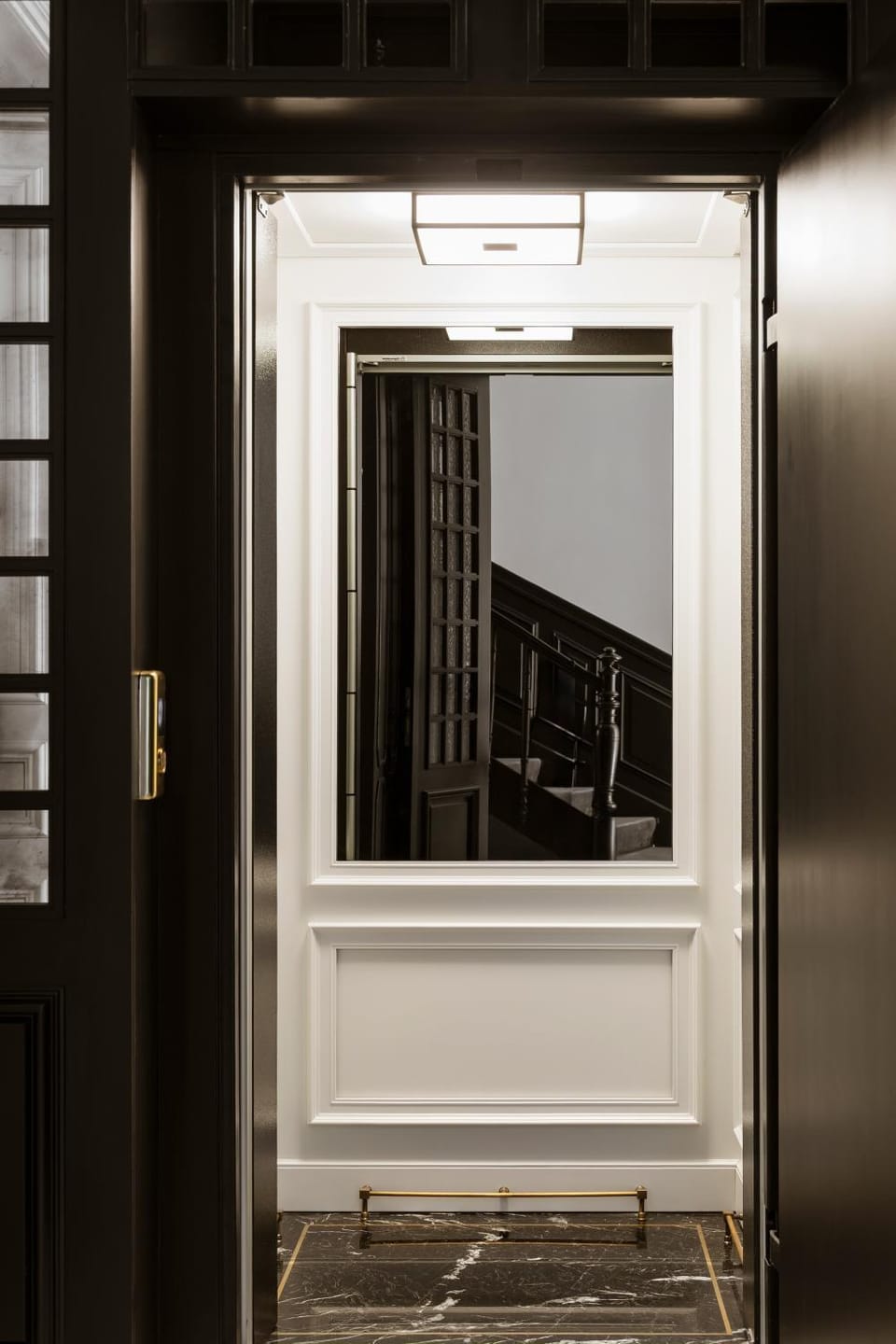 Property building, elevator