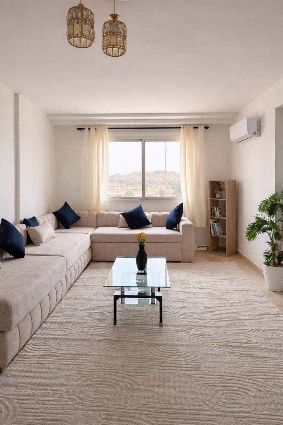 Living room, internet, air conditioner