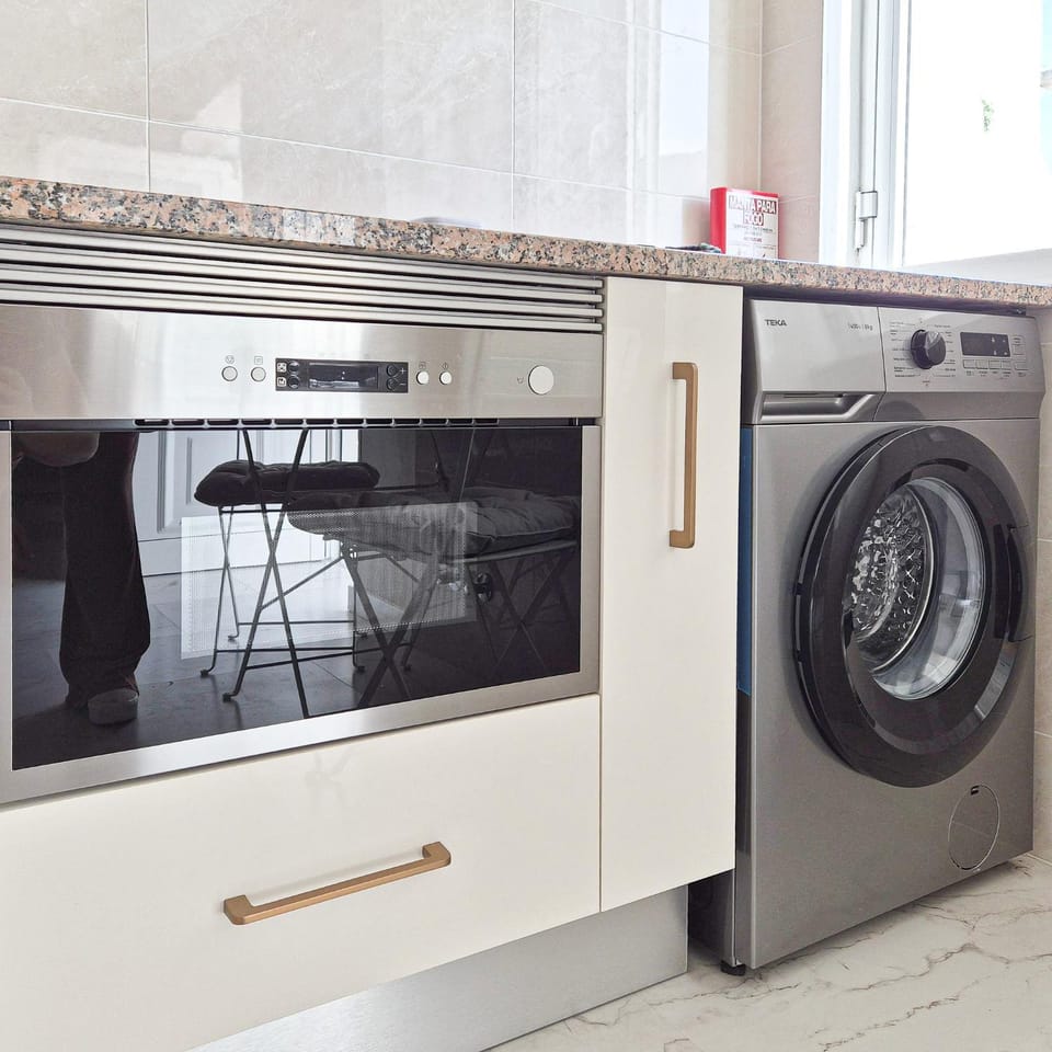 microwave, washing machine