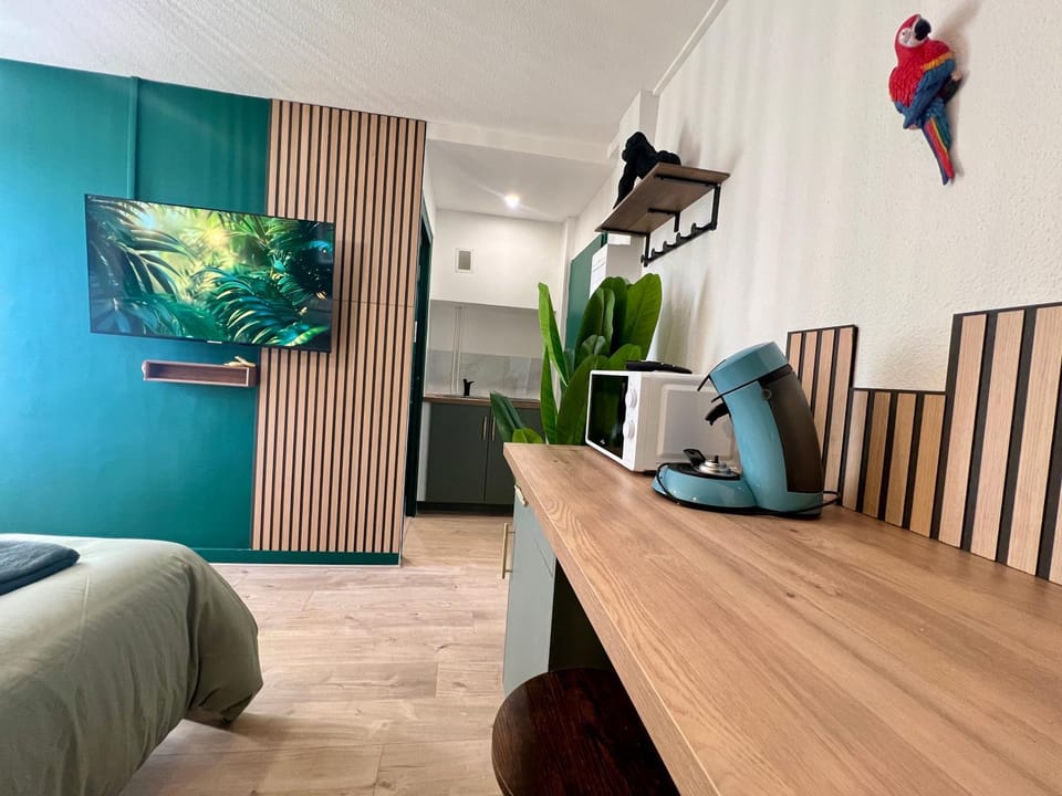 Le Tropical Magnifique studio aux portes du Futuroscope Apartment in Centre-Val de Loire