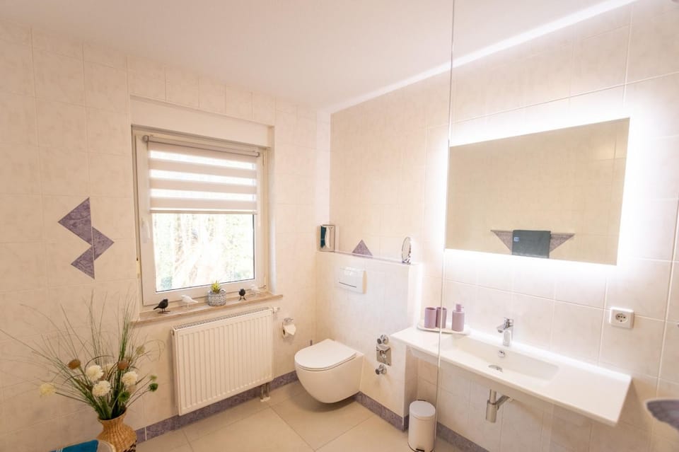 Bathroom, Living room
