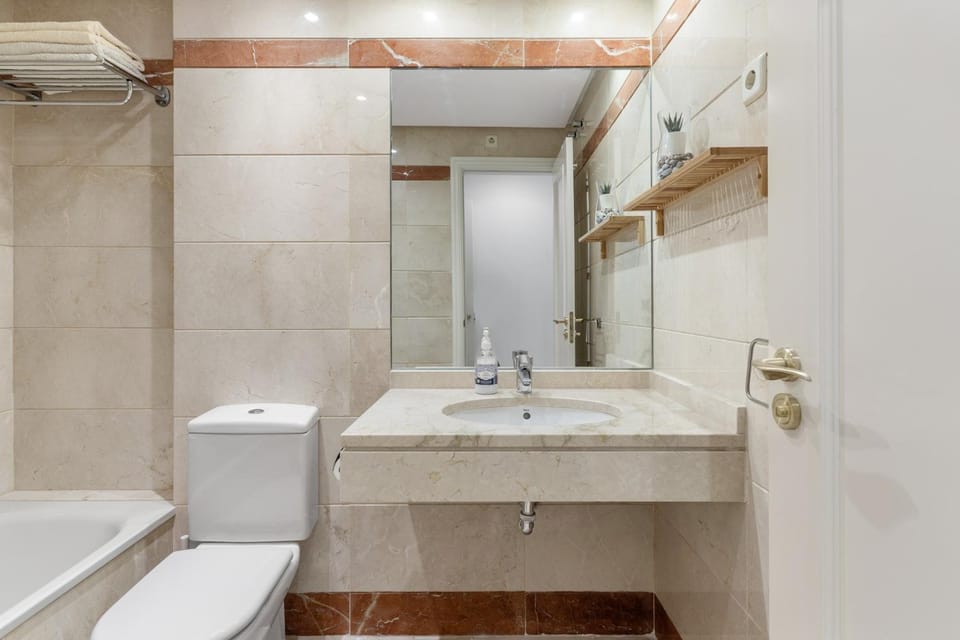 Bathroom, Living room