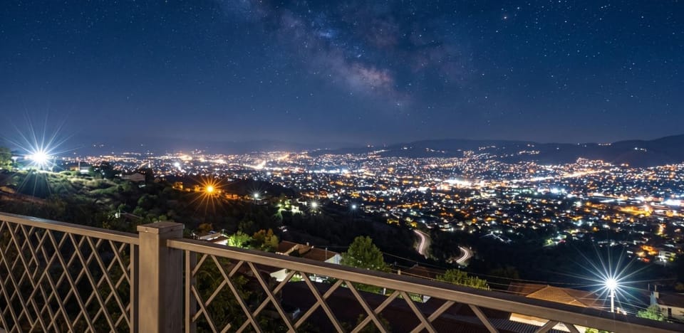 Night, Natural landscape, City view