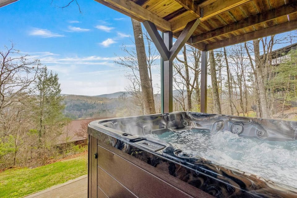 Natural landscape, Hot Tub, Mountain view