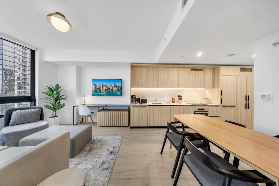 Living room, Dining area, kitchen