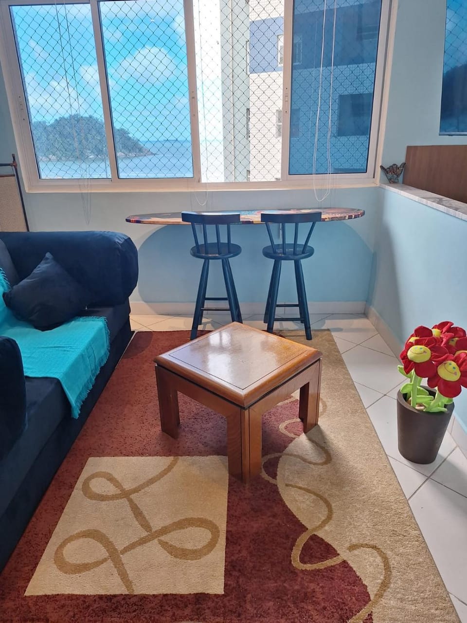 View (from property/room), Living room, Sea view