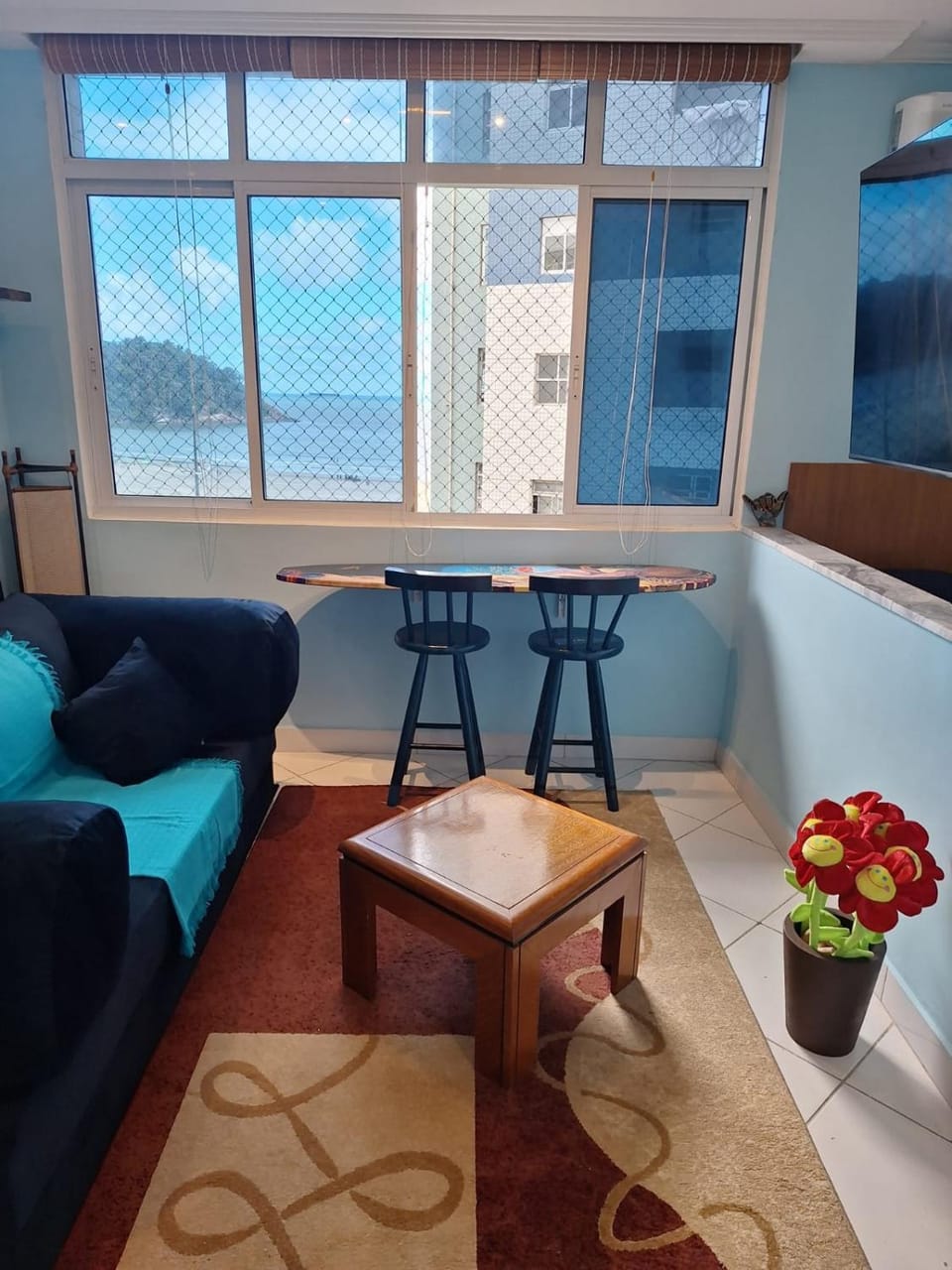 Natural landscape, View (from property/room), Living room, Seating area, Dining area, Sea view
