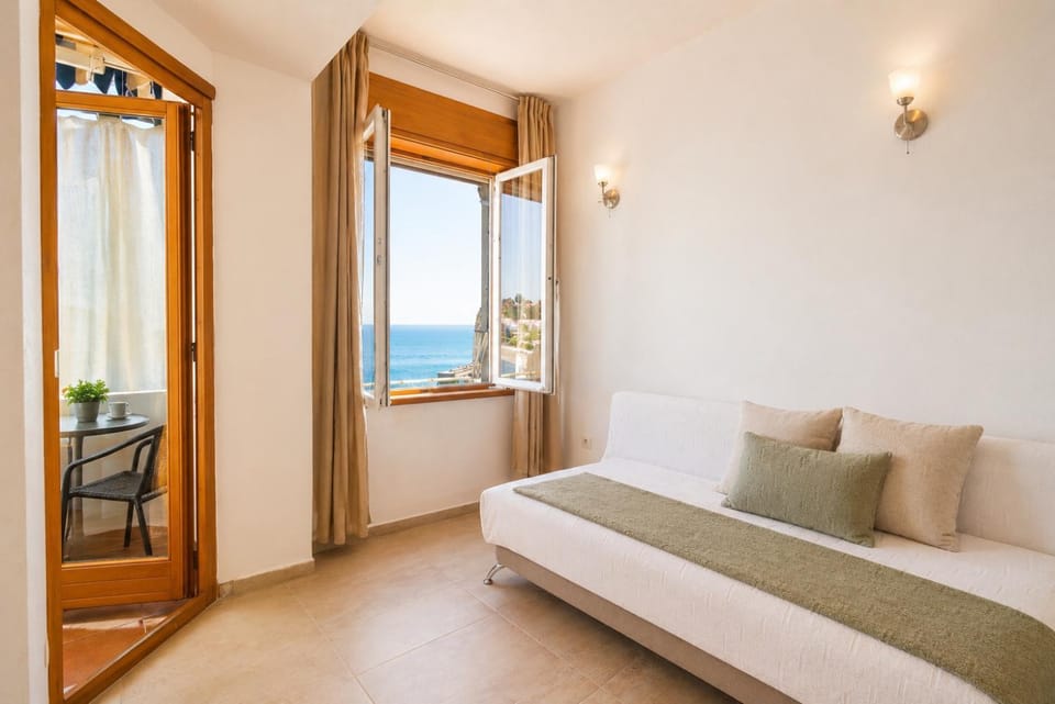 Bed, Beach, Sea view, Sea view