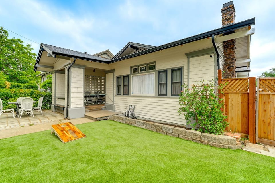 Steps to Main St! Restored Sonora Bungalow w/ Yard House in Sonora