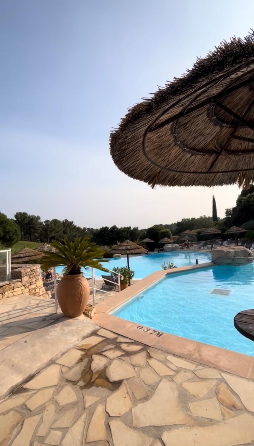 Pool view, sunbed