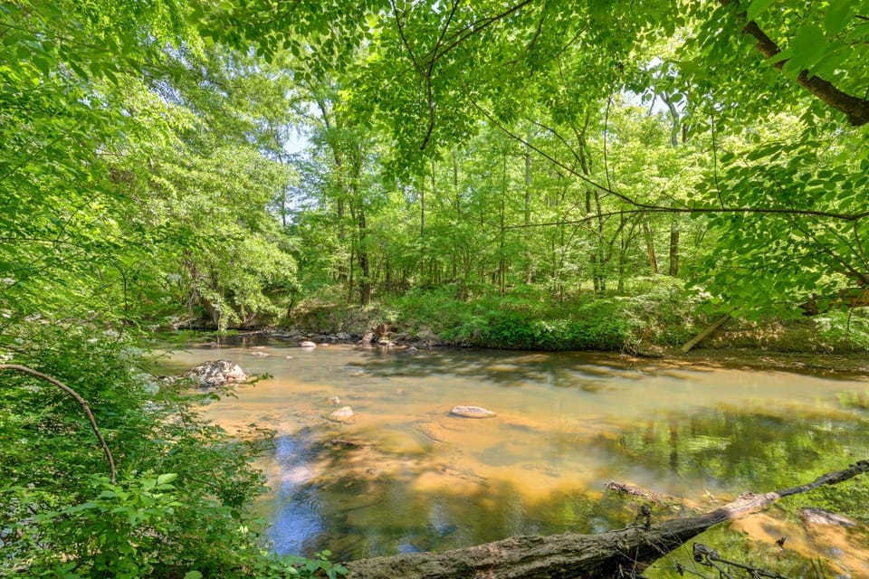 4 Mi to Charlotte Speedway! Extended Wooded Escape House in Concord
