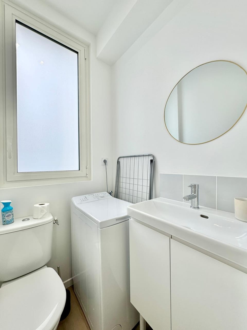 Toilet, washing machine
