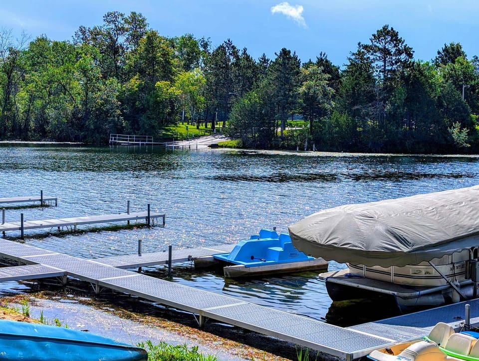 2BR 1BA Cabin #8 at Riverside Point Resort Cabin in Park Rapids