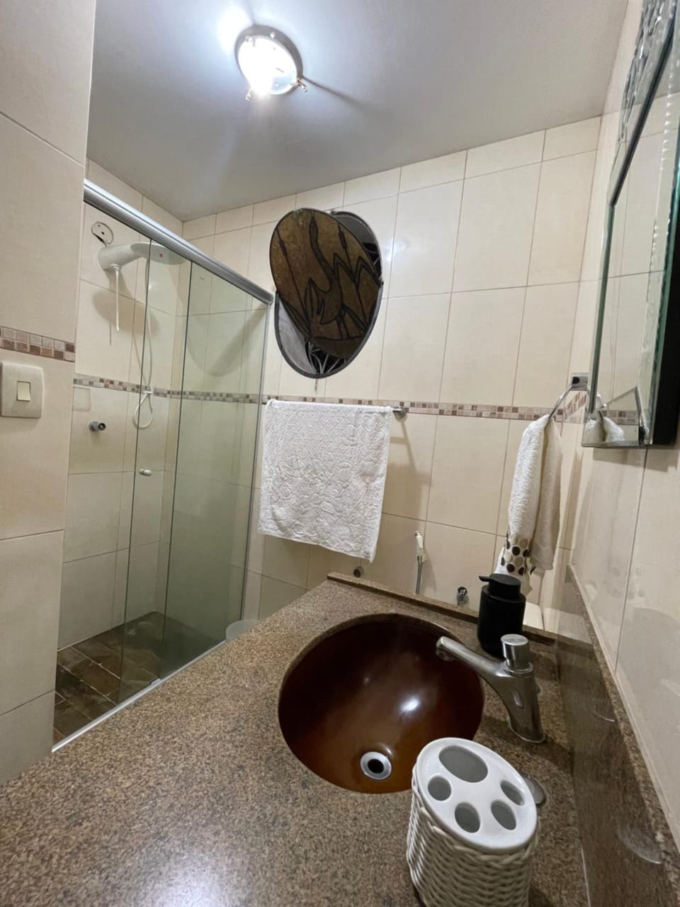 Shower, Bathroom, towels