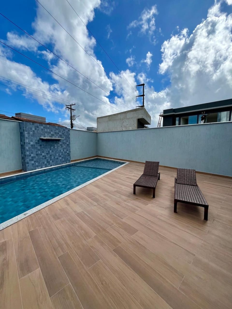 Day, Pool view, sunbed