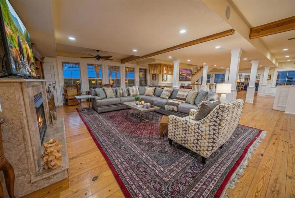 Oceanfront Estate No Resort Fee Sleeps 40 Private Events 18BR House in Carova Beach