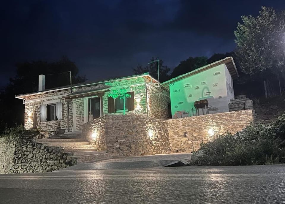 Property building, Night, Parking