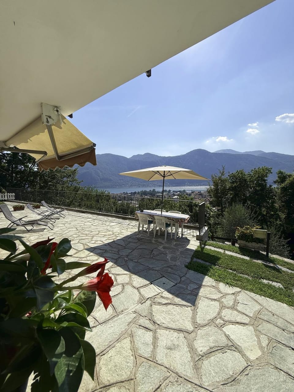 Patio, Day, Natural landscape, Lake view, Mountain view