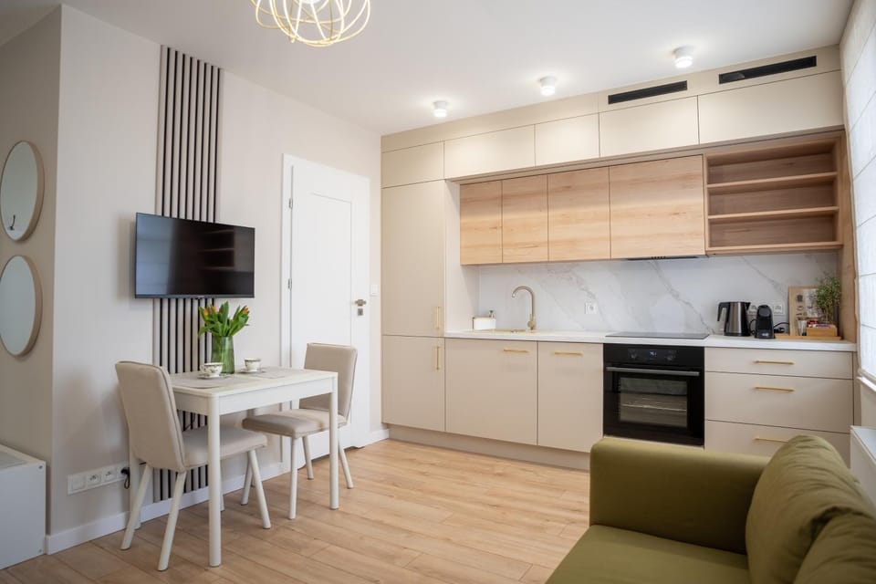 Living room, kitchen
