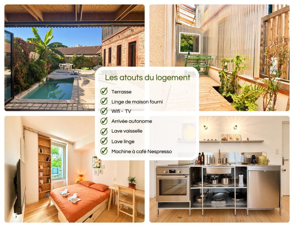 Patio, Bed, Day, Summer, Coffee/tea facilities, View (from property/room), Balcony/Terrace, Dining area, Bedroom, Pool view, Swimming pool, oven, stove, towels, kitchen
