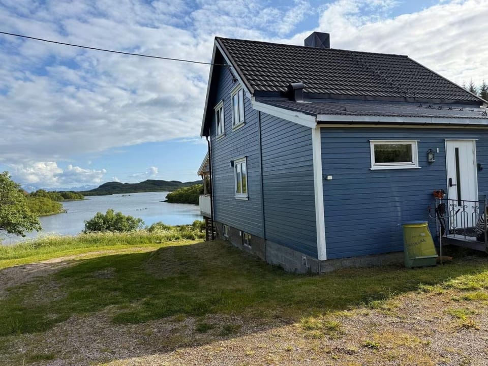 House with a view of fjord, Vesterålen, Langøya, Lofoten House in Nordland, Norway