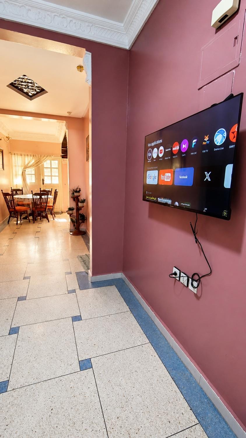 Appt Spacieux, Confortable, Calme, et Lumineux, Proche de la Plage avc Fibre Optique Apartment in Marrakesh-Safi