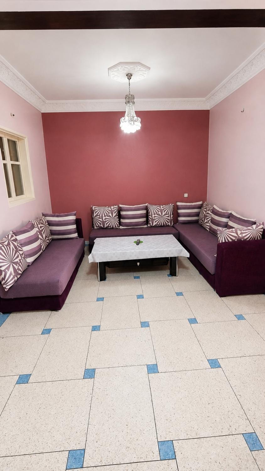 Appt Spacieux, Confortable, Calme, et Lumineux, Proche de la Plage avc Fibre Optique Apartment in Marrakesh-Safi