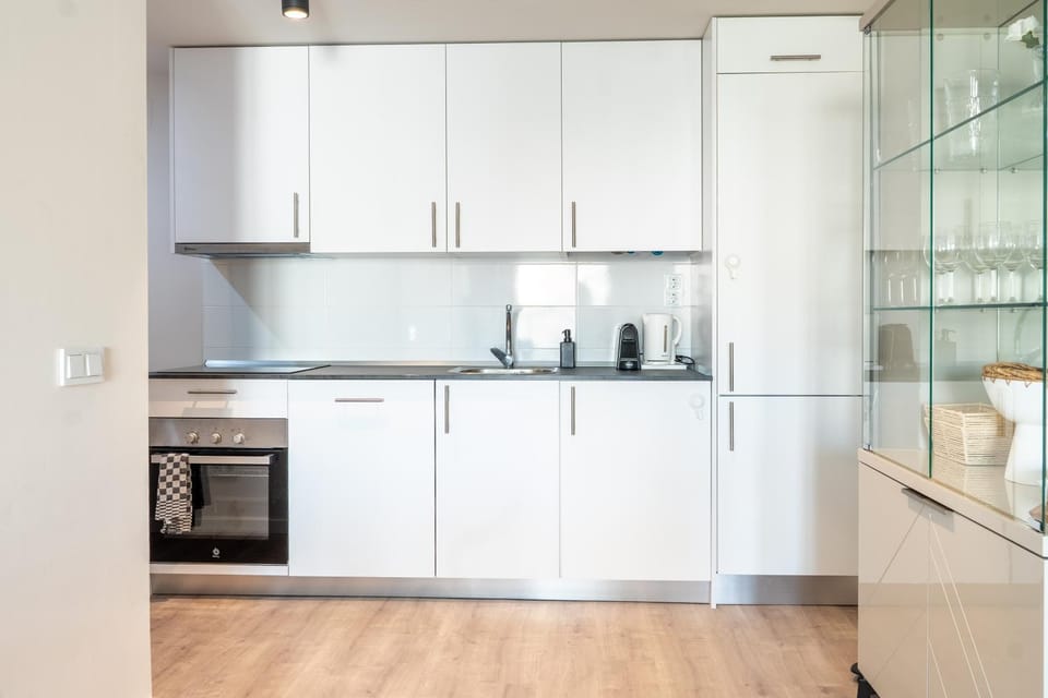 Kitchen or kitchenette, Living room