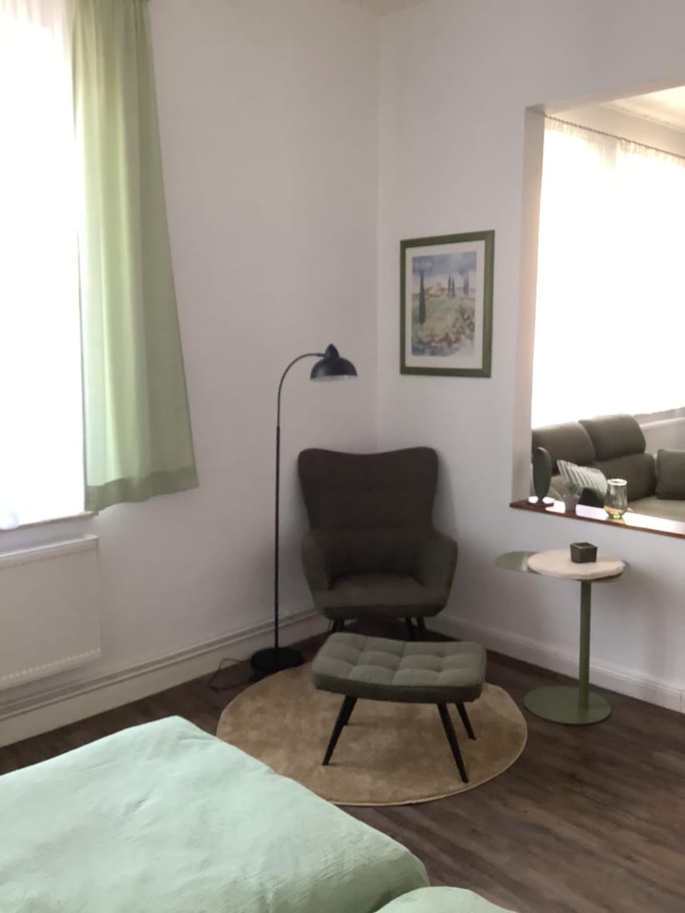Seating area, Bedroom