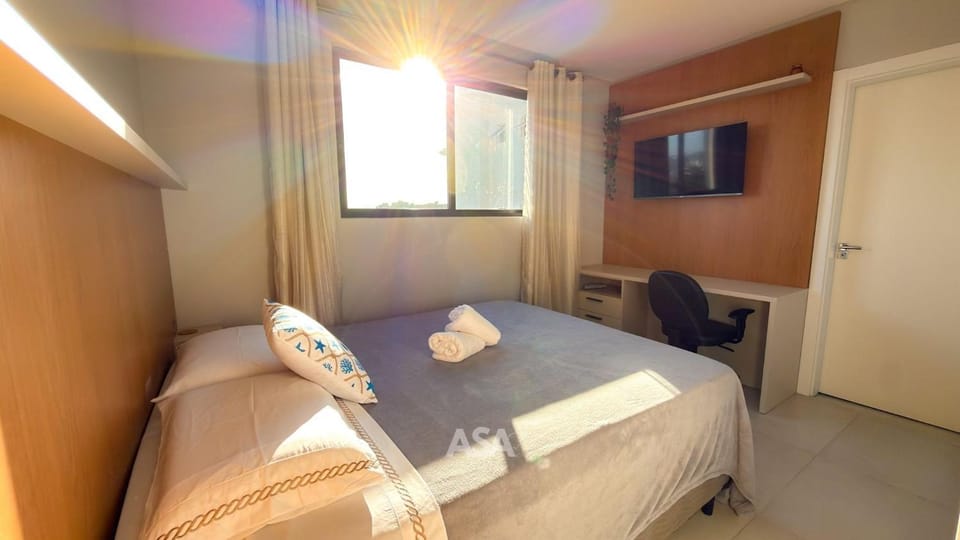 Photo of the whole room, Bedroom, Sunset