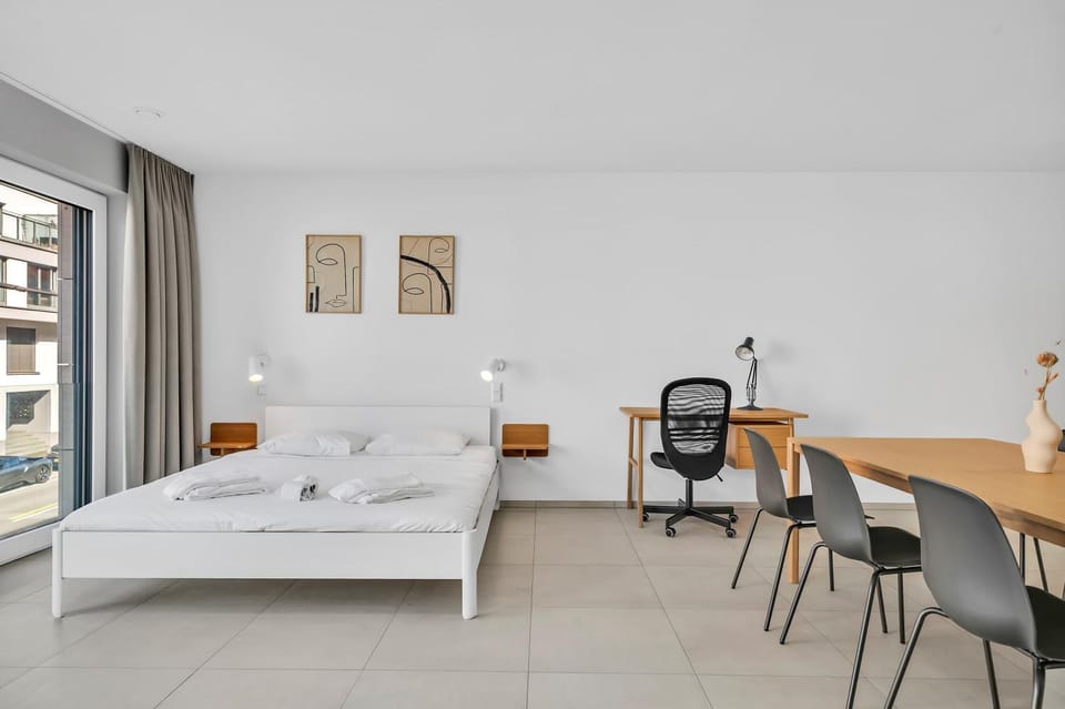 Modern Studio in Neudorf Near Kirchberg Apartment in Luxembourg