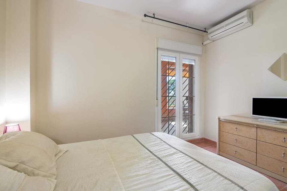 Property building, Living room, Bedroom